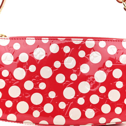Louis Vuitton Vernis Kusama Infinity Dots Pochette Accessories Red 7 of 9