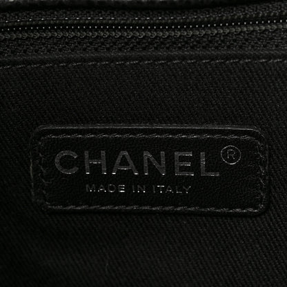 Chanel Caviar Quilted CC Timeless Soft Tote Black 5 of 8