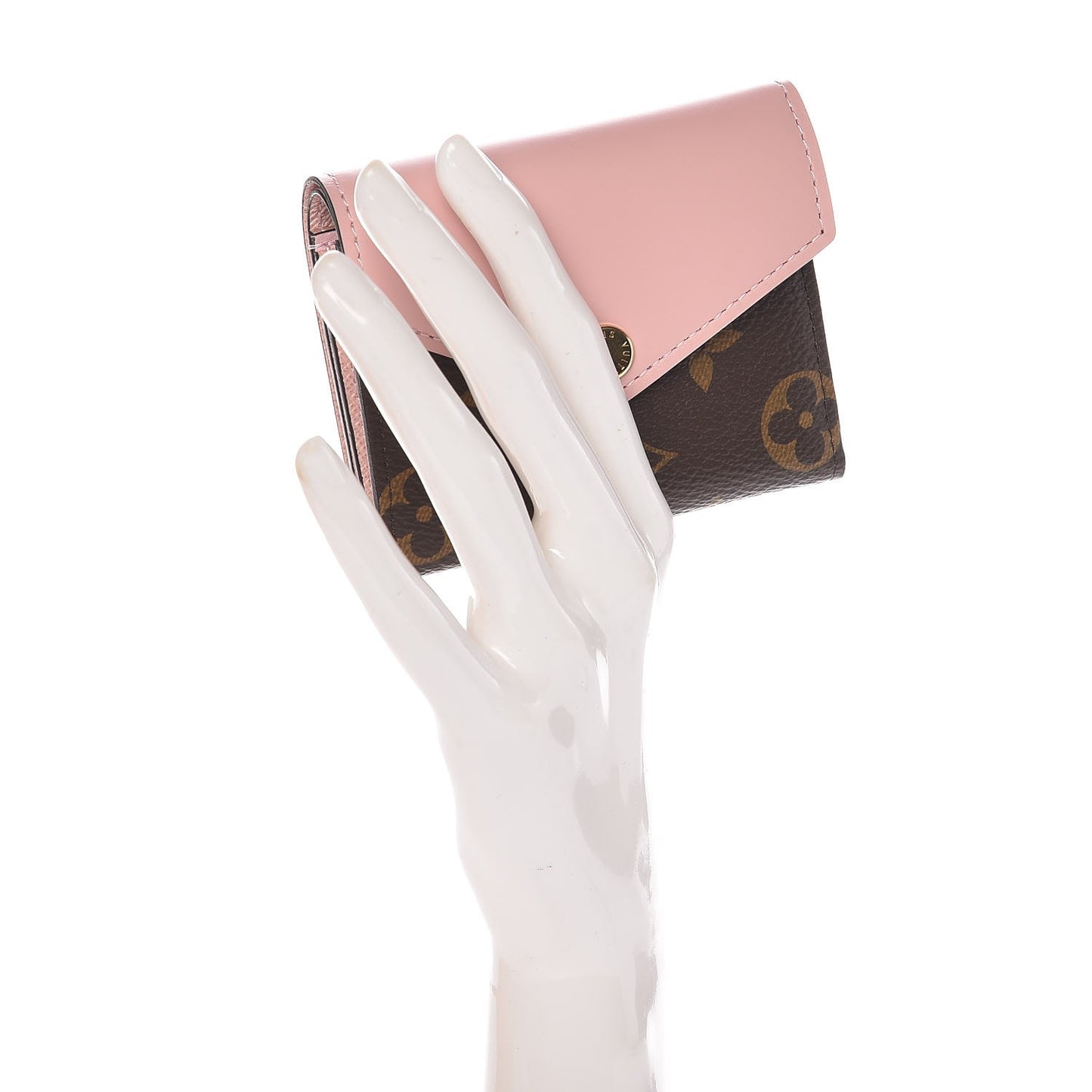 Monogram Zoe Wallet Rose Ballerine