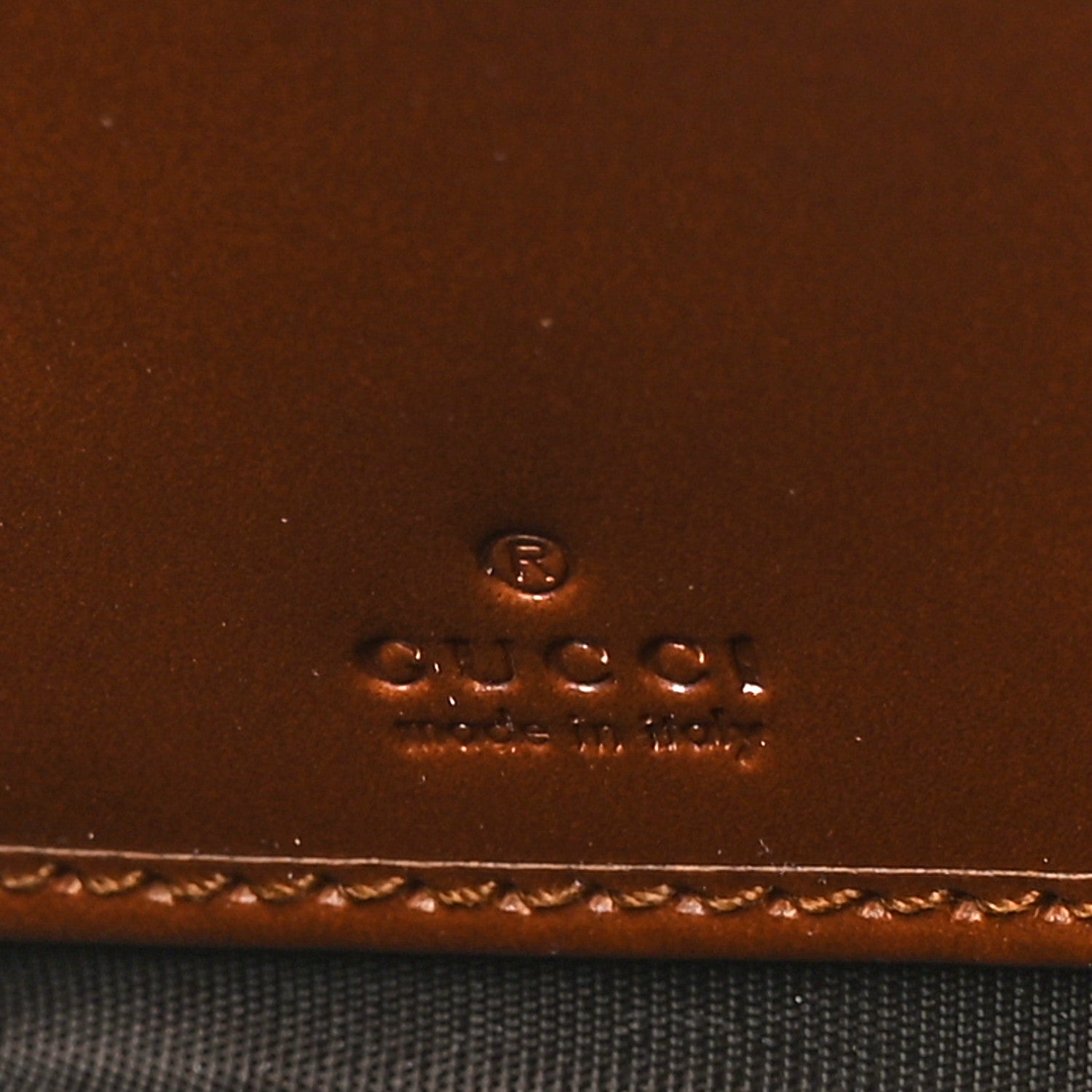 Gucci GG Supreme Monogram Cuoio Toscano Zip Around Wallet Beige Ebony Cuir 6 of 6