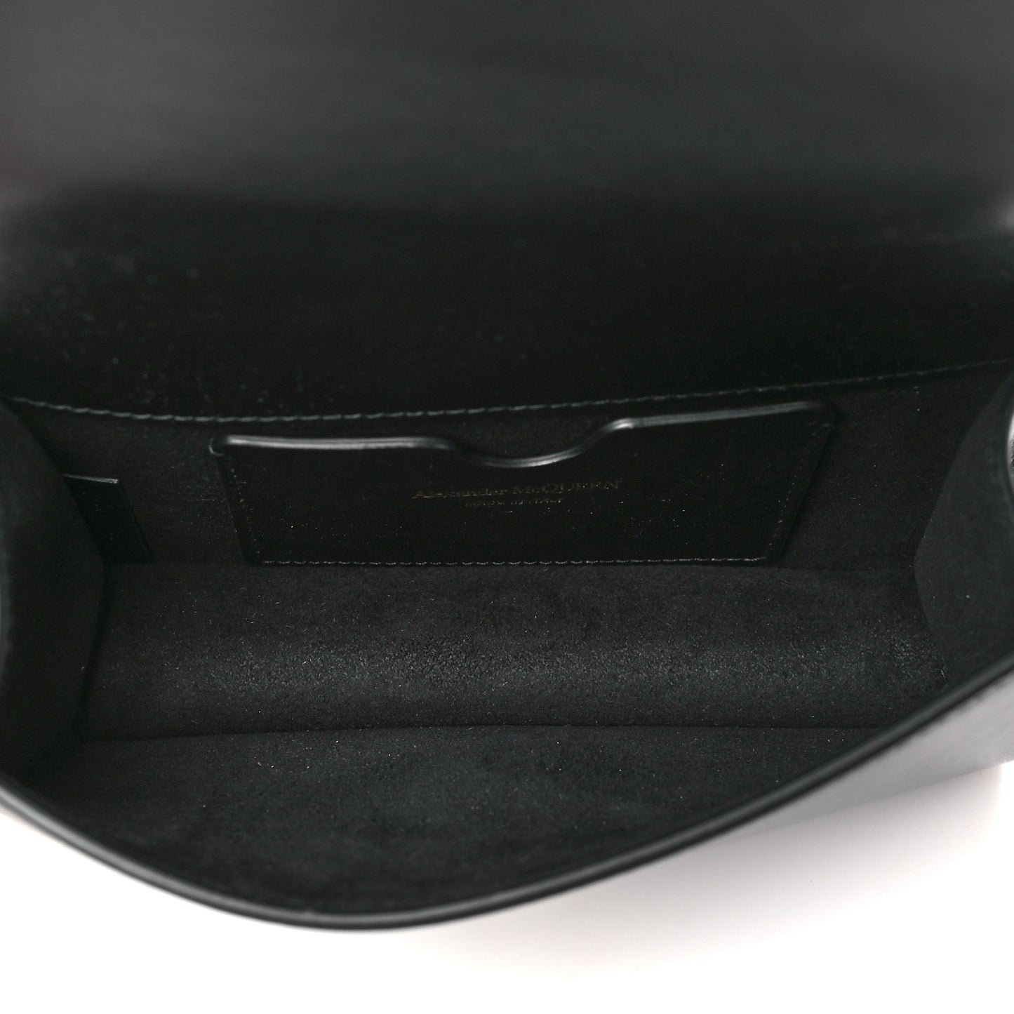 Calfskin Studded Mini Jeweled Knuckle Satchel Black