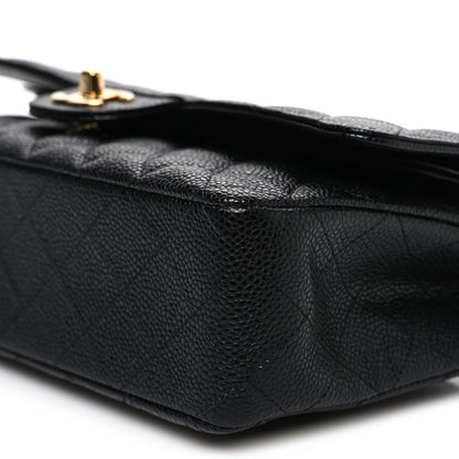 Chanel Caviar Quilted Medium Double Flap Black 9 of 9