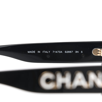 Chanel Acetate CC Sunglasses 71473A Black 6 of 9