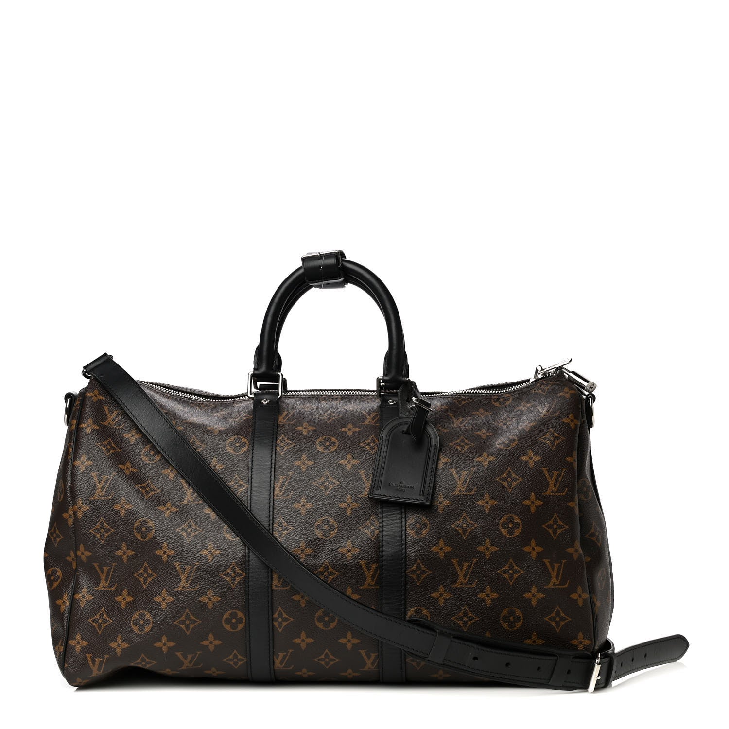 Louis Vuitton Monogram Macassar Keepall Bandouliere 45 1 of 14