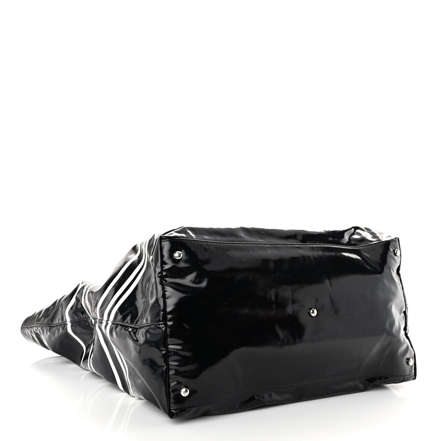 Chanel Vinyl Large La Pausa Bay Shopping Bag Black 4 of 11