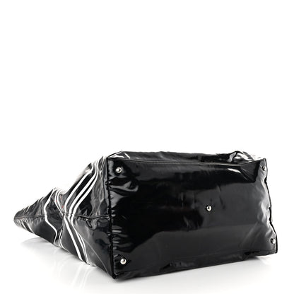 Chanel Vinyl Large La Pausa Bay Shopping Bag Black 4 of 11