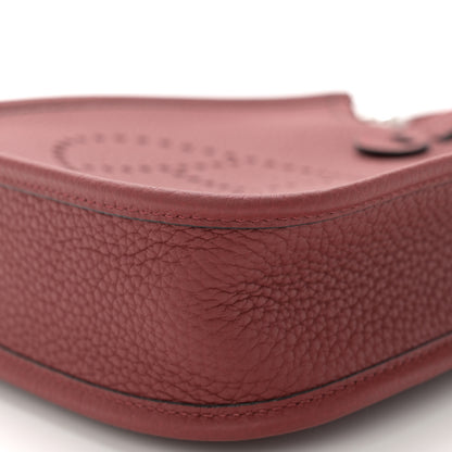 Hermes Taurillon Clemence Amazone Evelyne TPM Rouge H 10 of 11