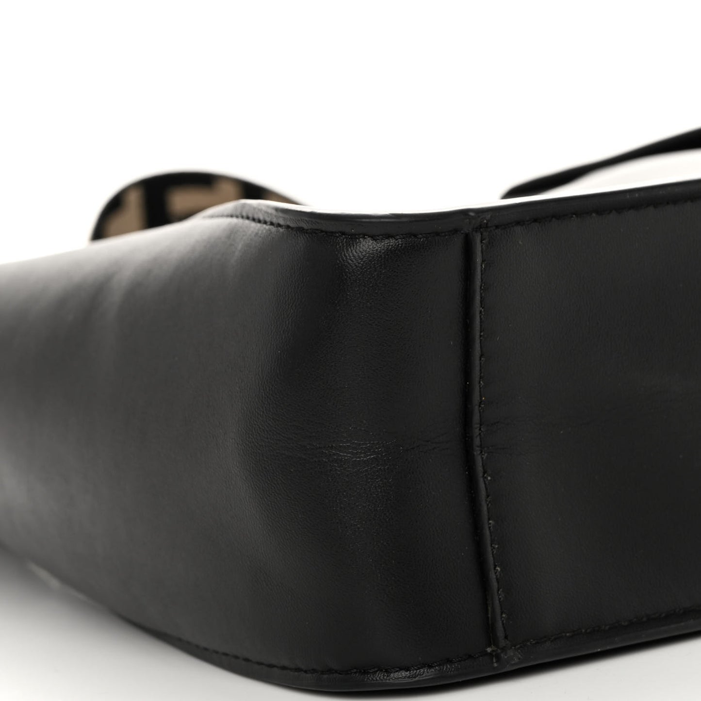 Eco Alter Nappa Perforated Logo Mini Crossbody Black