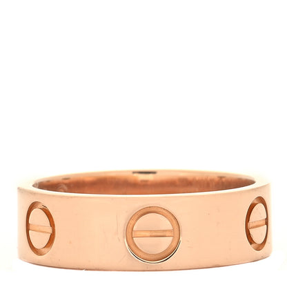 Cartier 18K Pink Gold 5.5mm LOVE Ring 51 5.75 3 of 4