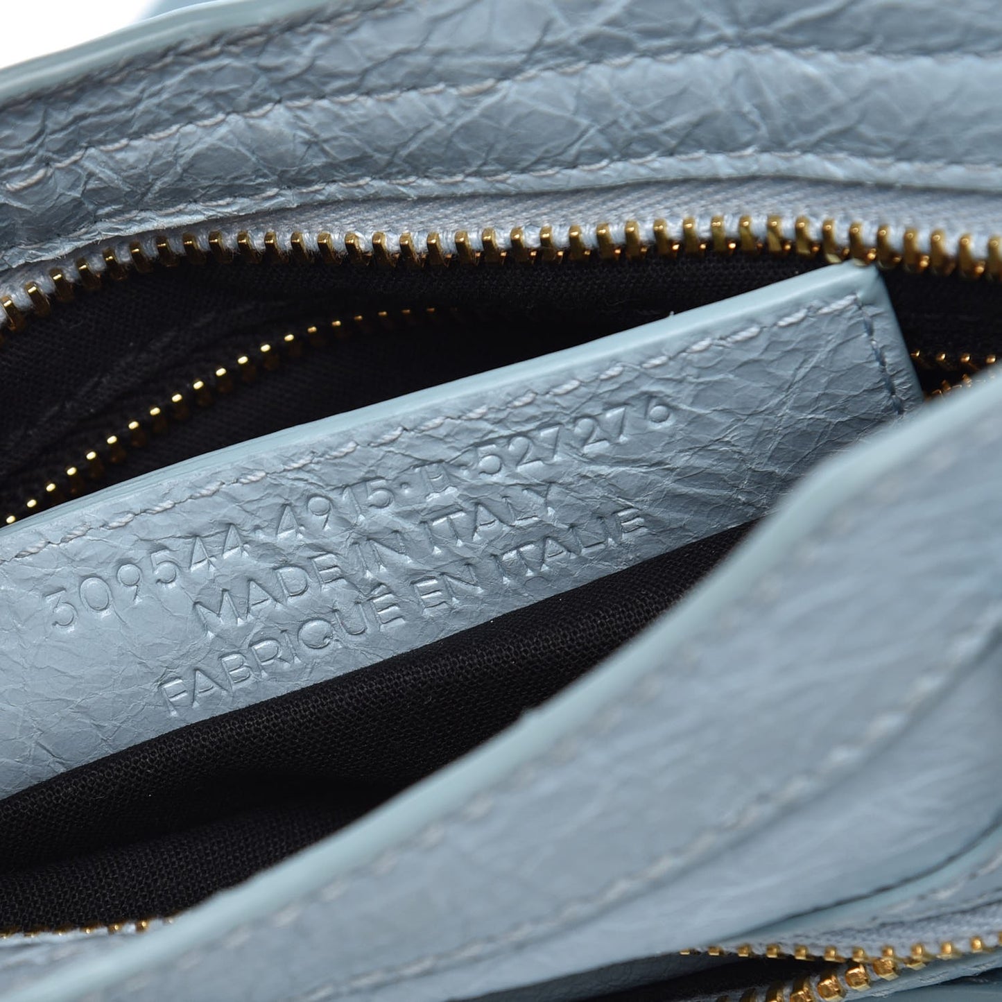 Agneau Giant 12 Gold Hardware Mini City Bleu Dragee
