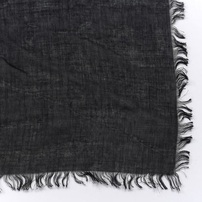 Gucci Modal Silk Logo Square Scarf Black 2 of 4