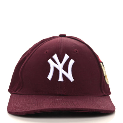 Gucci X MLB Cotton NY Yankees Baseball Hat 57-61 Lacquer 2 of 8
