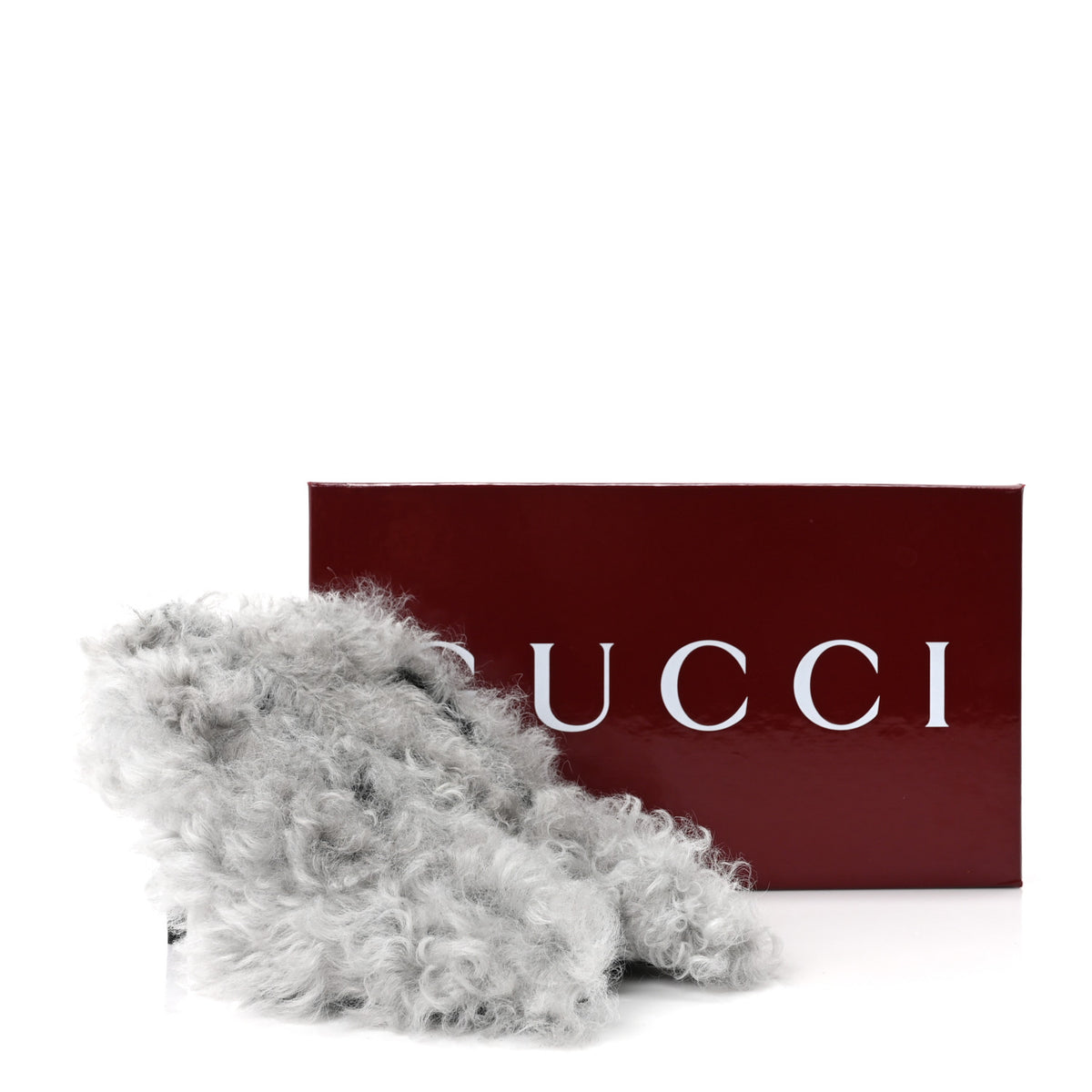 Gucci Shearling Musa Pumps 38 Alpy Gray 19 of 19
