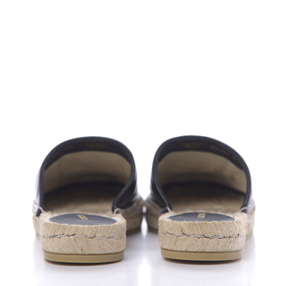 Gucci Nappa Matelasse GG Marmont Espadrille Slippers 35.5 Black 8 of 12