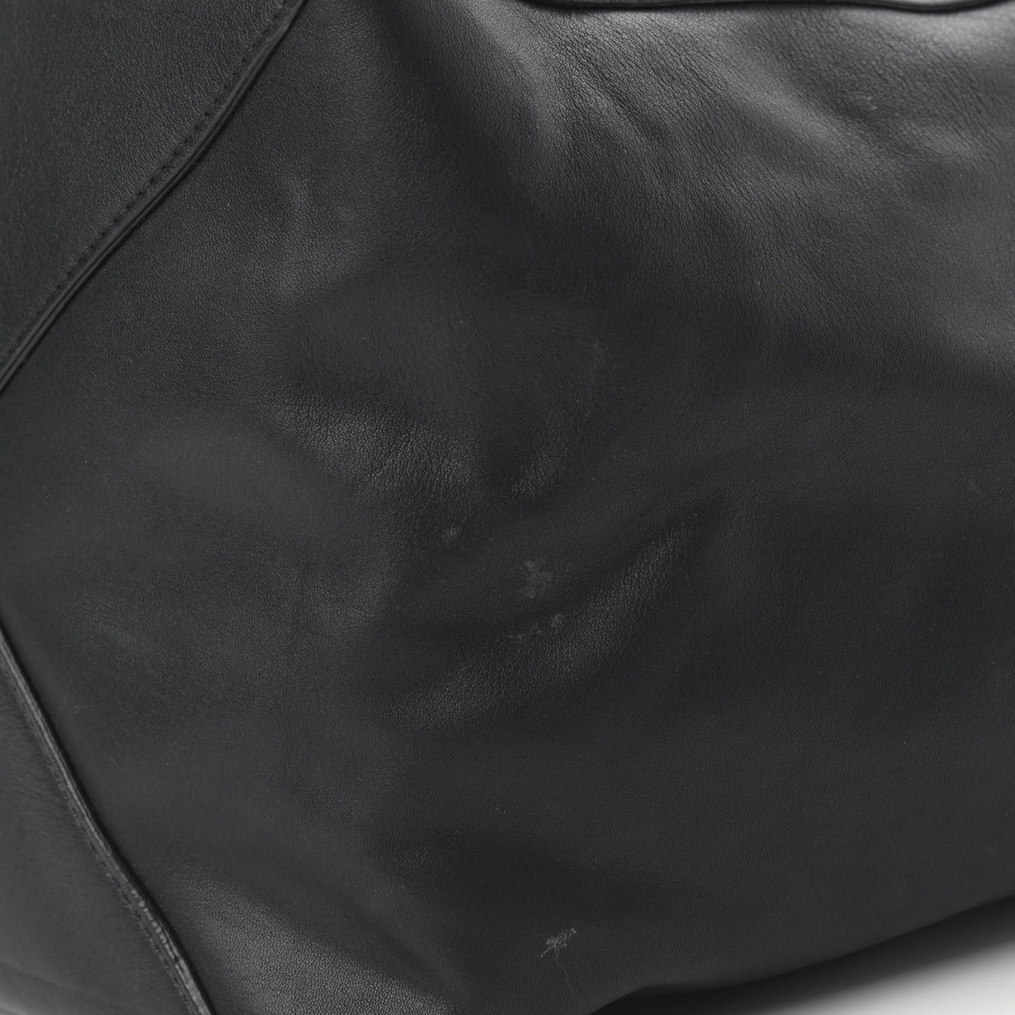 Smooth Calfskin Small Coulisse Cabas Black