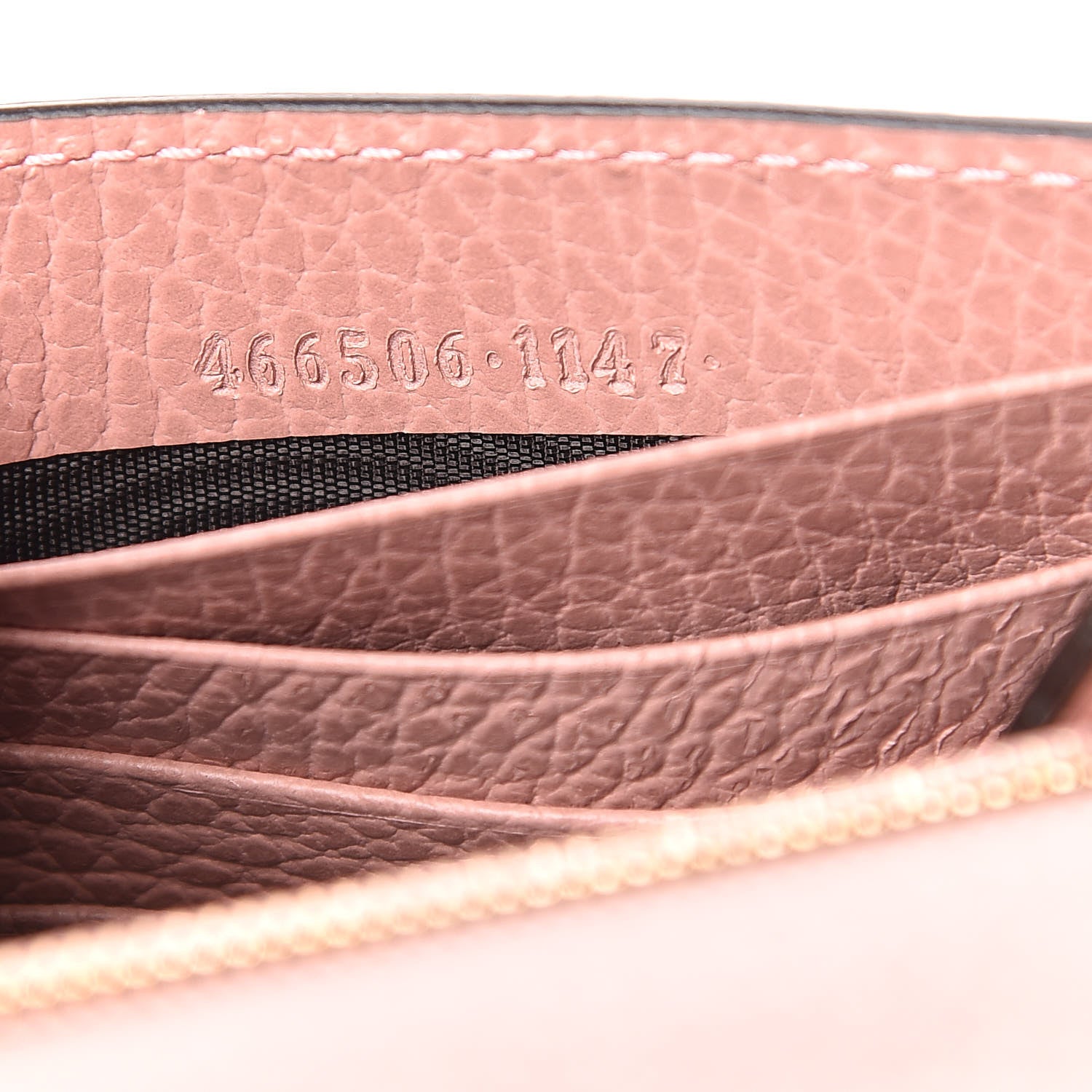 Gucci Dollar Calfskin Medium Betty Chain Wallet Soft Pink 9 of 11