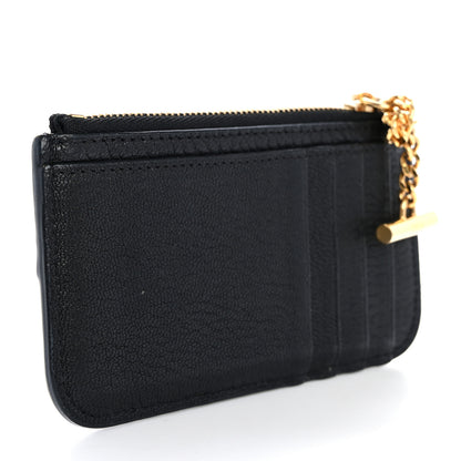 Chloe Grained Calfskin Drew Card Holder Black 3 of 10