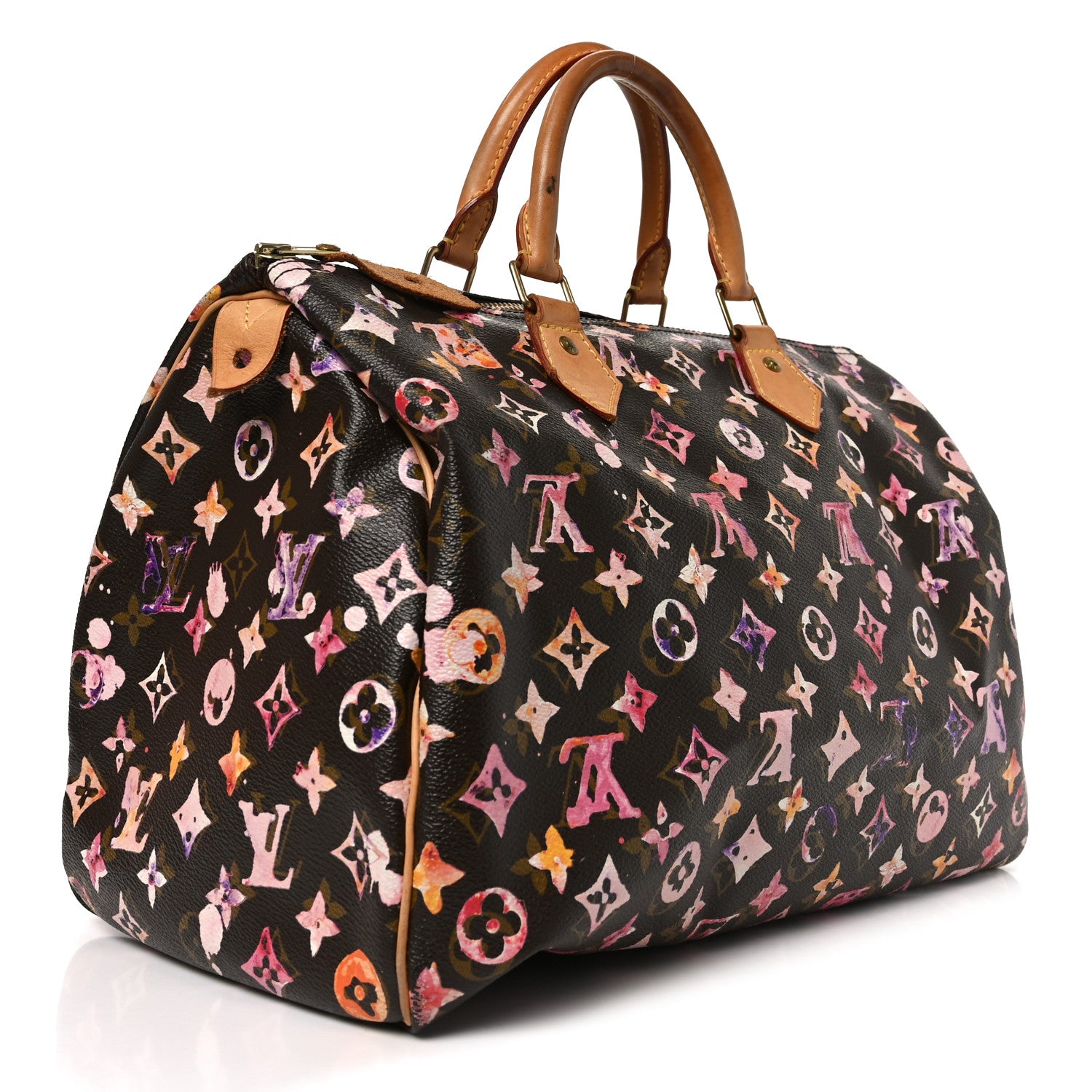 Louis Vuitton Watercolor Aquarelle Speedy 30 Brown 3 of 10