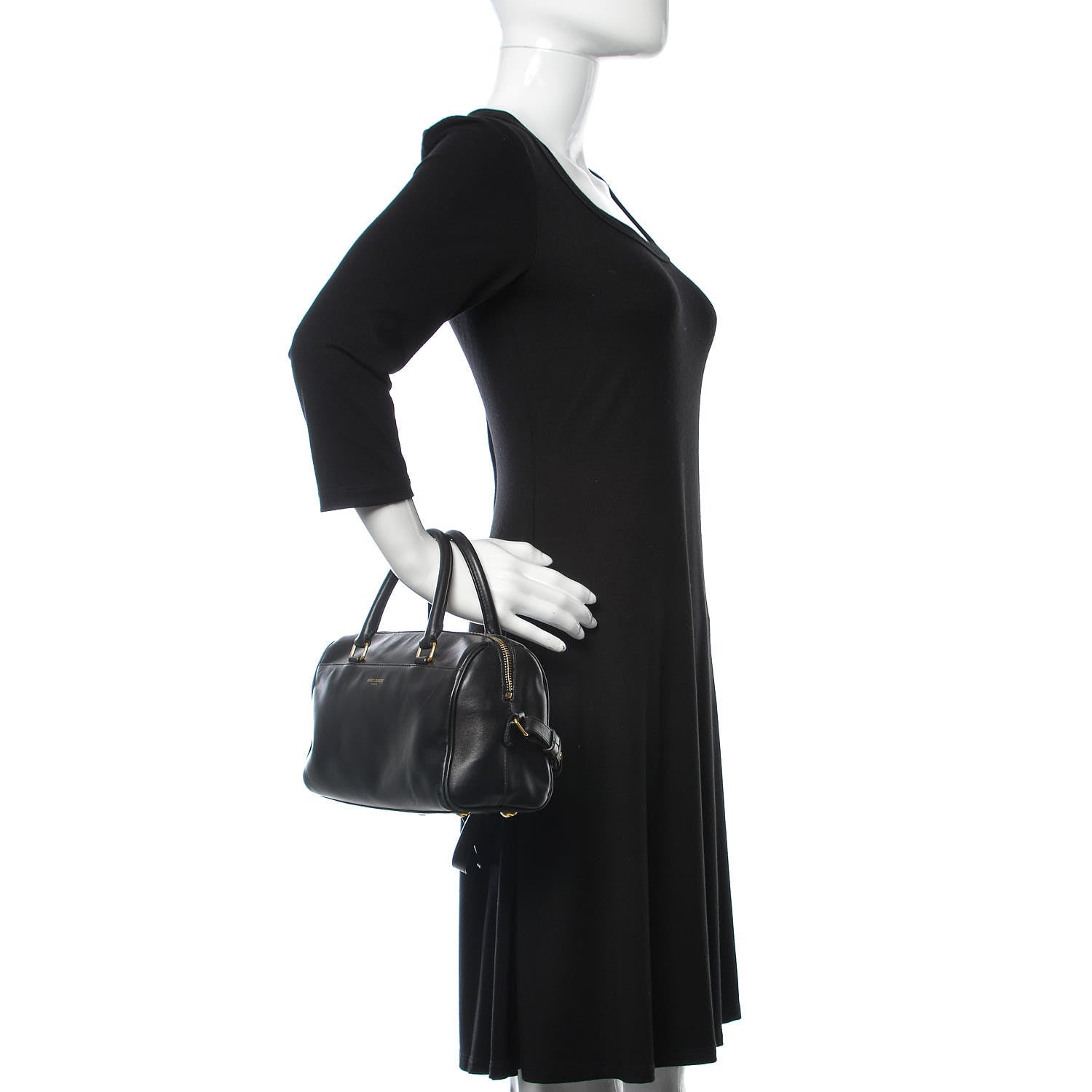 Saint Laurent Calfskin Classic Baby Duffle Black 2 of 25