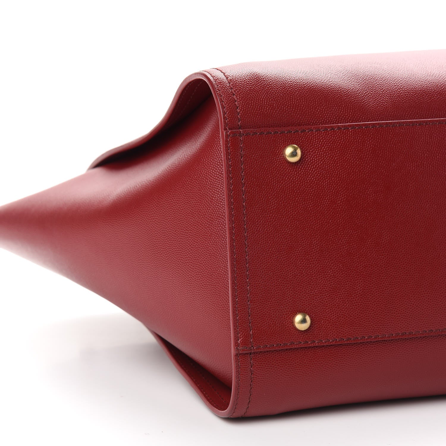 Chanel Caviar Medium Studded Deauville Tote Red 8 of 12