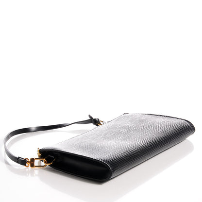 Louis Vuitton Epi Pochette Accessories 24 Black 4 of 7