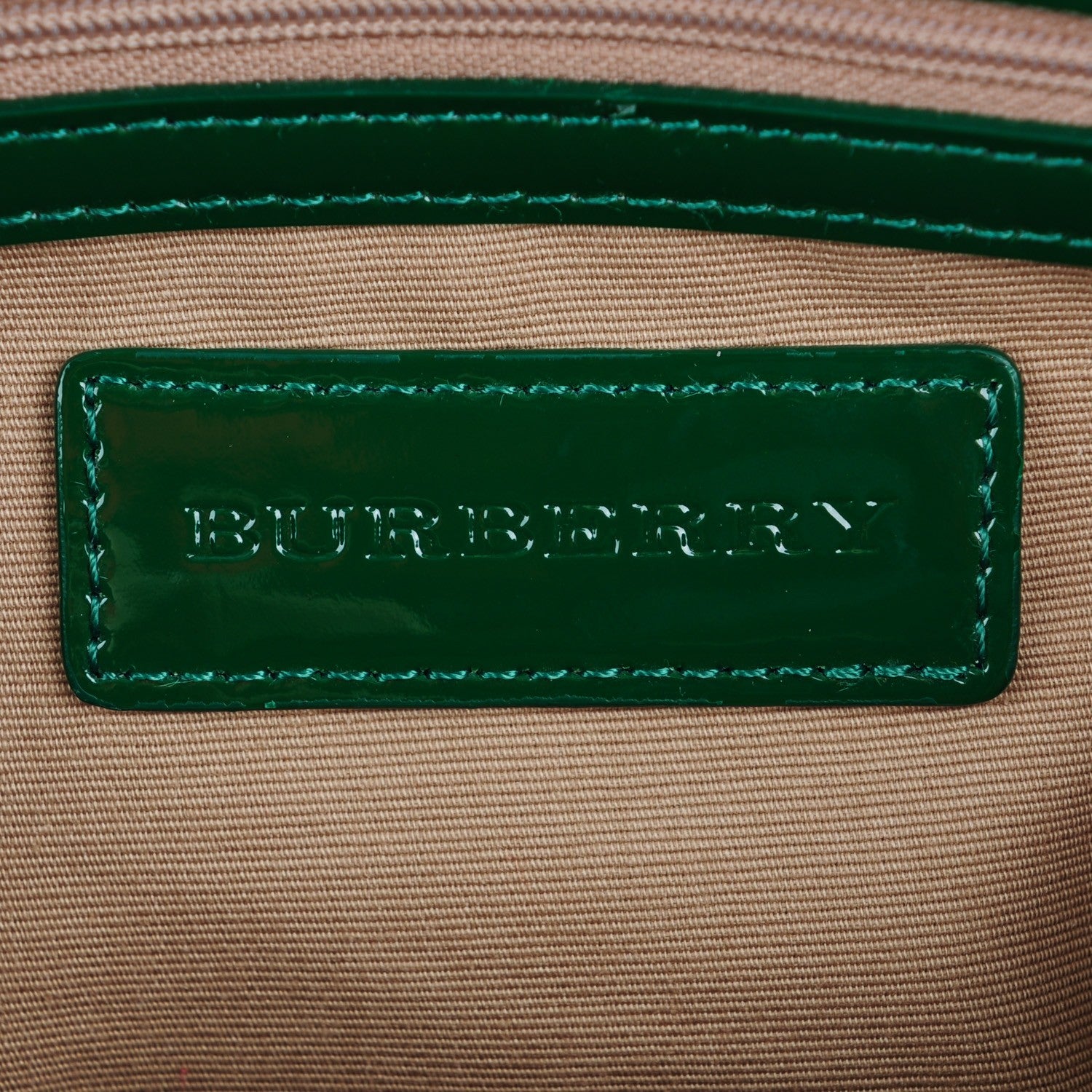 Burberry Supernova Check Regent Tote Green 6 of 11