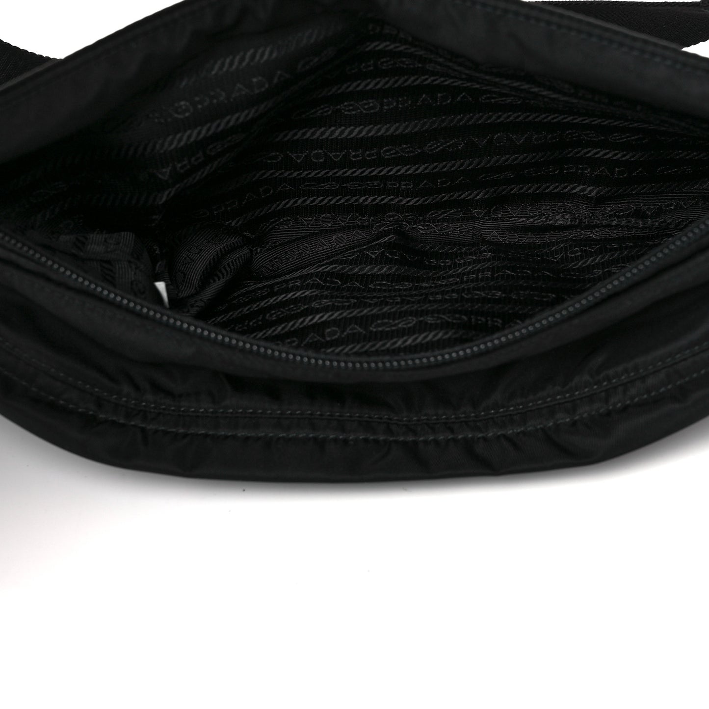 Tessuto Nylon Montagna Belt Bag Black