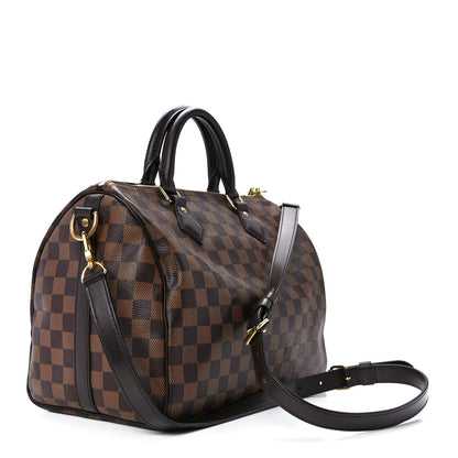 Louis Vuitton Damier Ebene Speedy Bandouliere 30 3 of 15