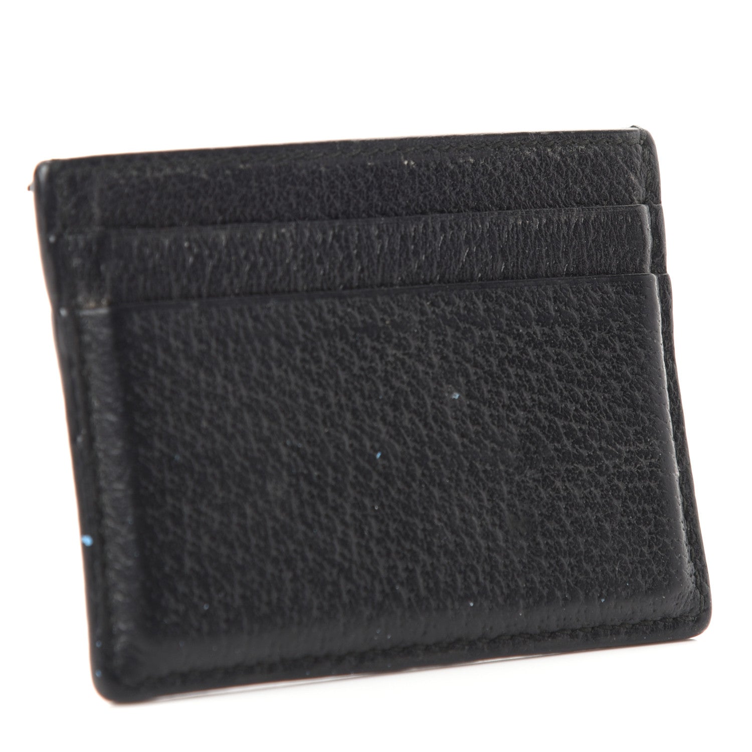 Gucci Pebbled Calfskin Animalier Card Holder Black 3 of 5