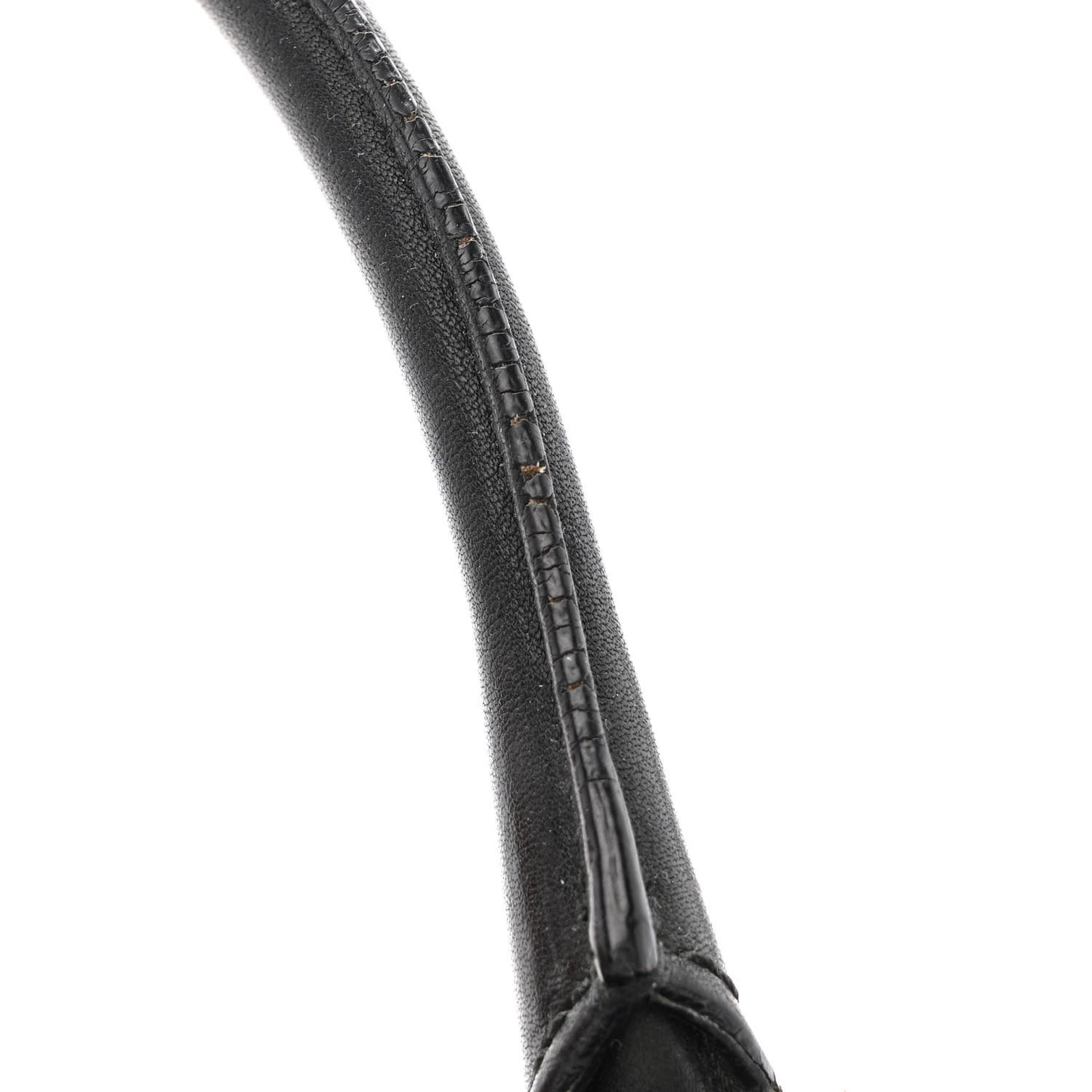 Calfskin Rock Studded Easy Sac Black