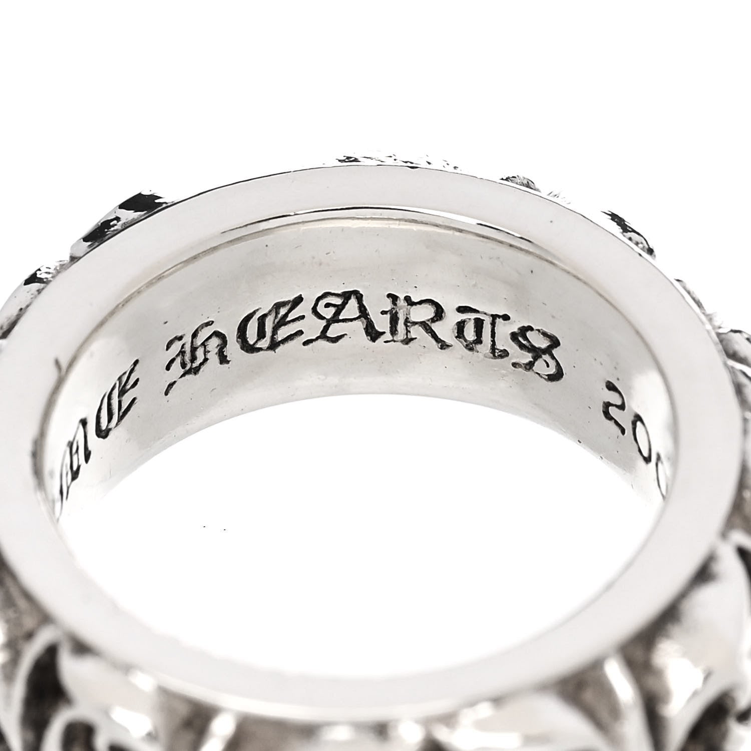 Chrome Hearts Sterling Silver Eternity Vine Band Ring 49 5 5 of 6