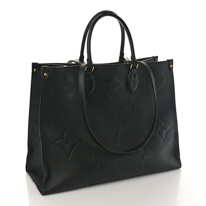 Louis Vuitton Empreinte Monogram Giant Onthego GM Black 3 of 8