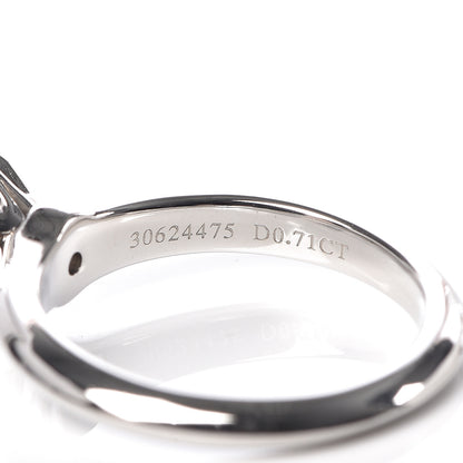 Tiffany Platinum Diamond .71ct Solitaire Engagement Ring 47 4 6 of 6