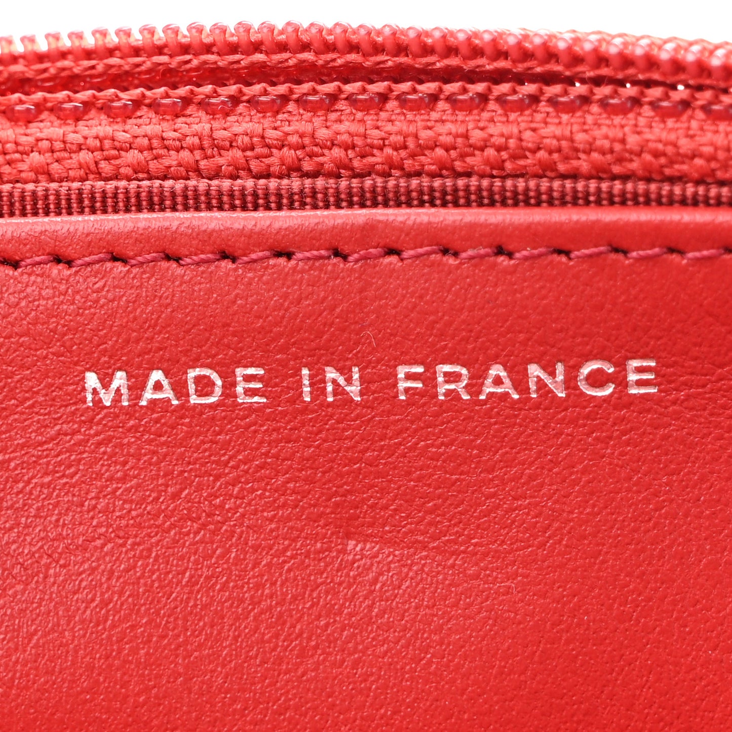 Caviar Quilted Boy Wallet On Chain WOC Red