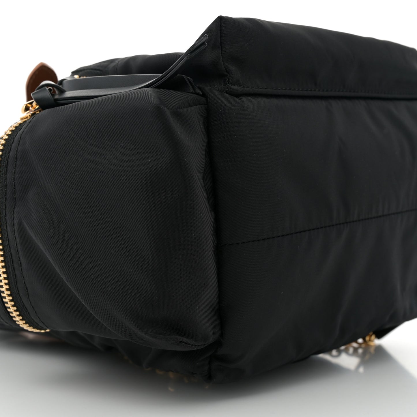 Nylon Medium Rucksack Backpack Black