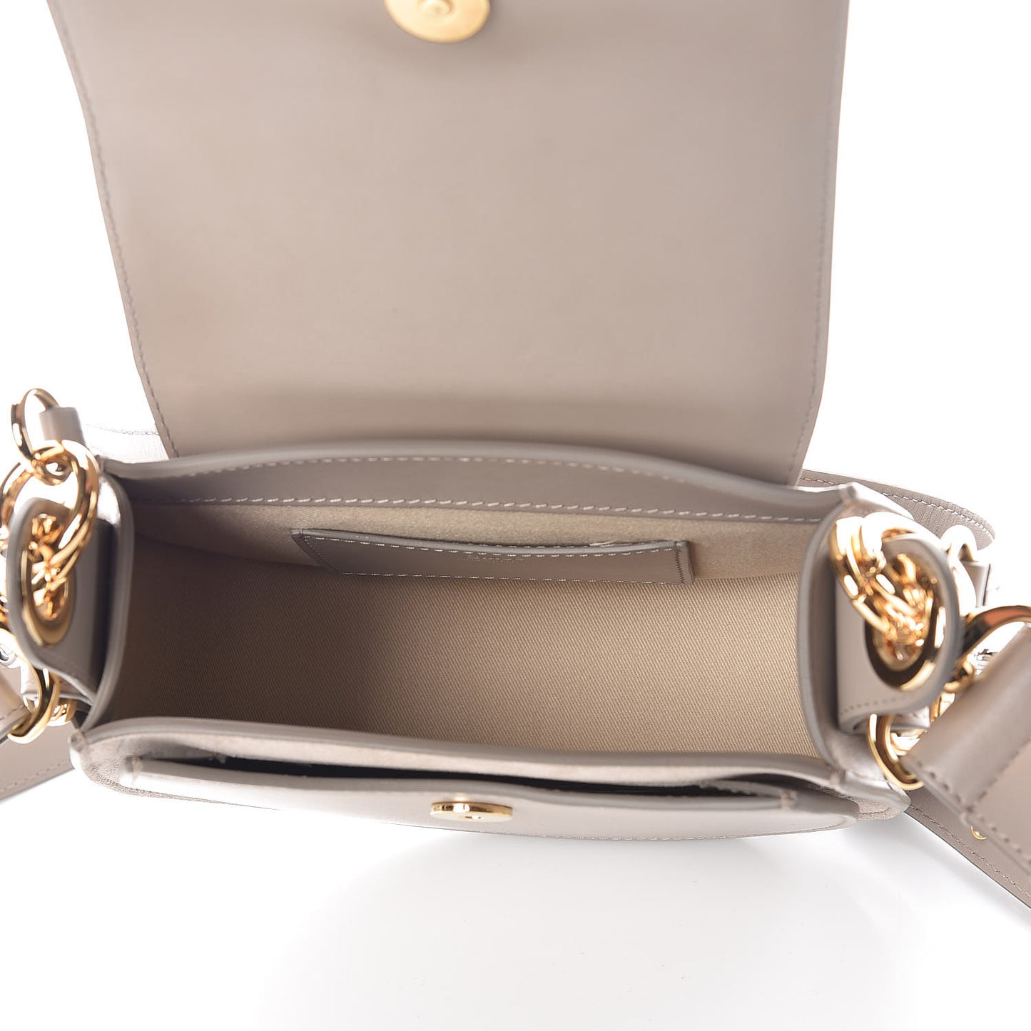 Calfskin Small Tess Bag Motty Grey