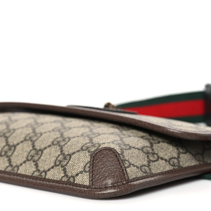 Gucci GG Supreme Monogram Neo Vintage Web Belt Bag Brown 10 of 10