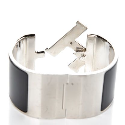 Hermes Enamel Extra Wide Clic Clac H Bracelet GM Black 4 of 7