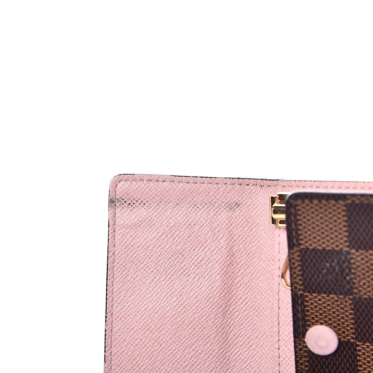 Louis Vuitton Damier Ebene Multicles 6 Key Holder Rose Ballerine 8 of 13