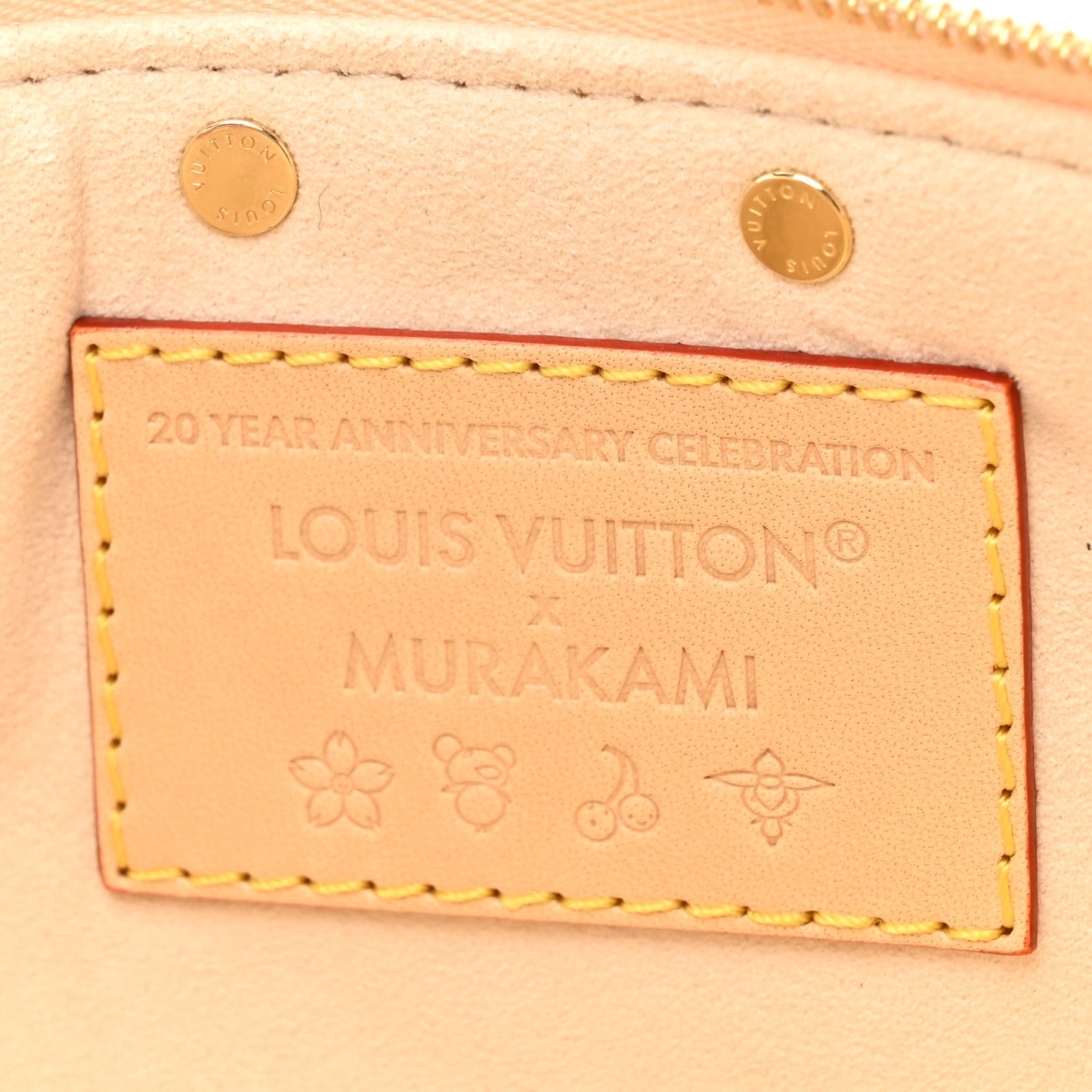 LV X TM Monogram Multicolor Pochette Accessories White