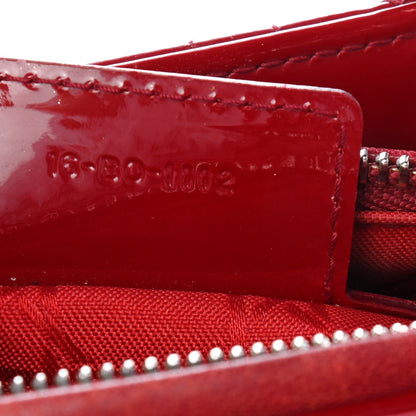 Christian Dior Patent Cannage Medium Lady Dior Red 6 of 9