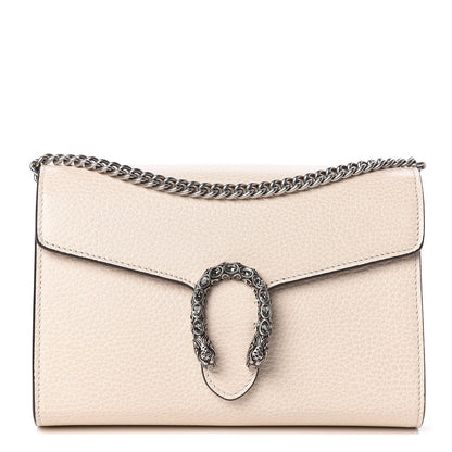 Gucci Dollar Calfskin Mini Dionysus Chain Wallet Mystic White 1 of 11