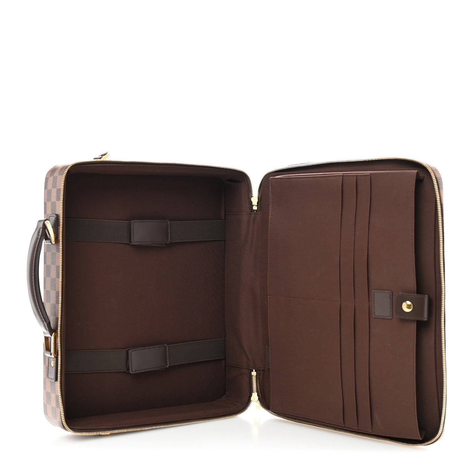 Louis Vuitton Damier Ebene Porte Ordinateur Sabana Computer Case 4 of 12