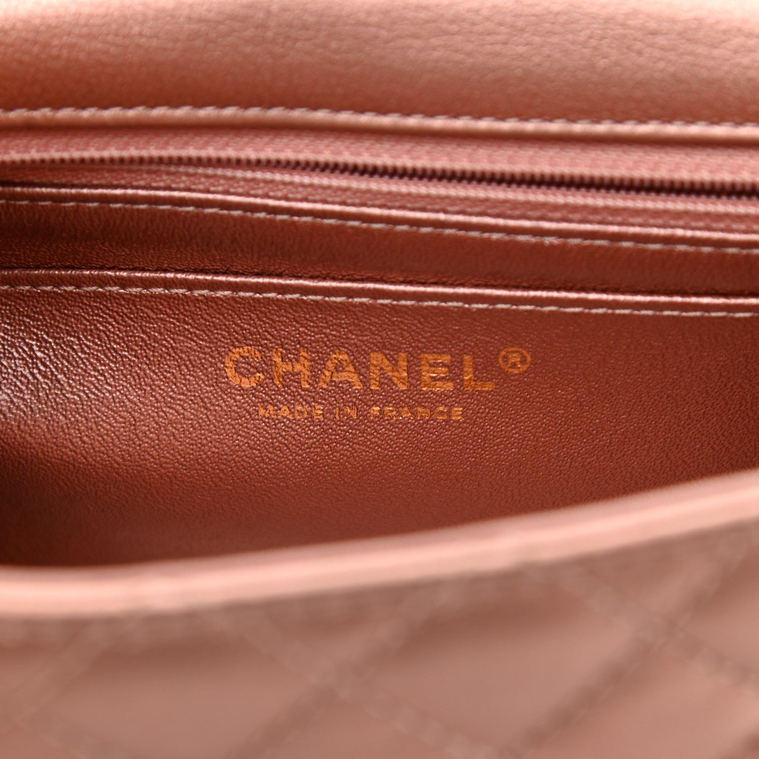 Chanel Metallic Grained Calfskin Quilted 2.55 Reissue Mini Flap Copper Pink 6 of 11