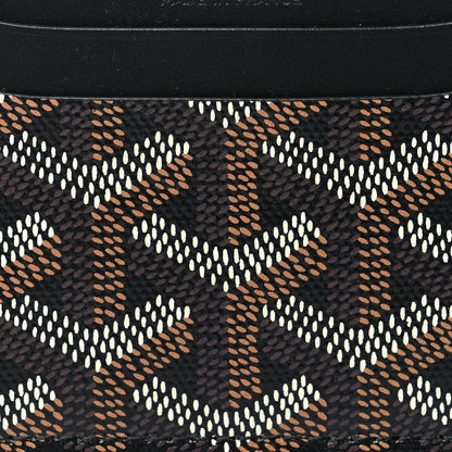 Goyard Goyardine Saint Sulpice Card Holder Black 7 of 7