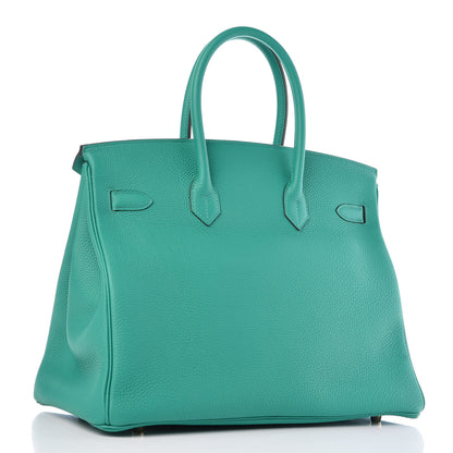 Hermes Togo Birkin 35 Vert Verone 3 of 40