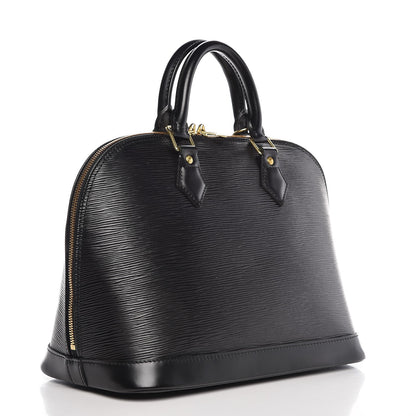 Louis Vuitton Epi Alma PM Black 3 of 7