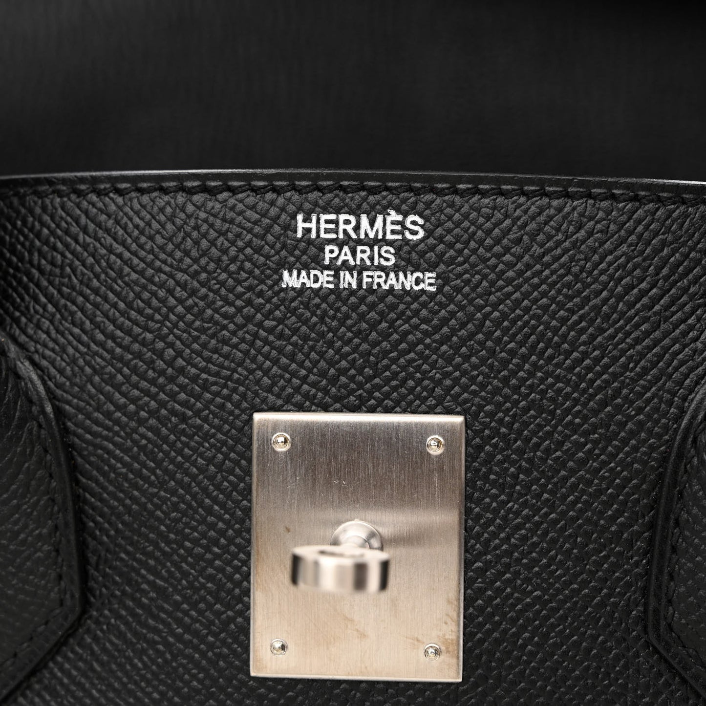 Epsom Birkin 35 Black