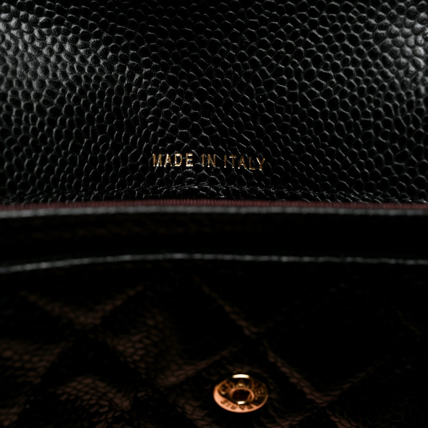 Chanel Caviar Quilted Flap Card Holder Wallet Black 7 of 10
