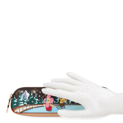 Louis Vuitton Monogram 2020 Christmas Animation Roller Coaster Elizabeth Pencil Pouch 2 of 10
